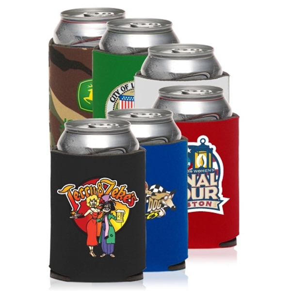 Full Color Budget Collapsible Can Coolers - Image 1