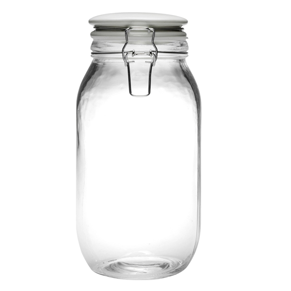 51 oz. Elrow Clip Top Glass Storage Jars - Image 4