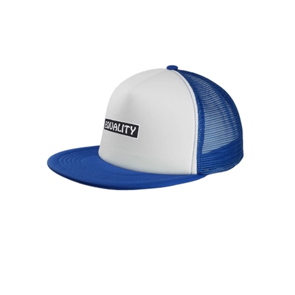 Classic Style Unstructured Trucker Hat - Image 6