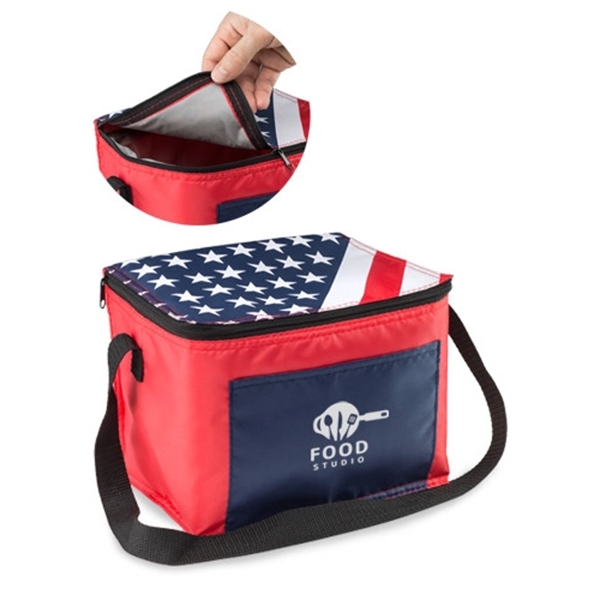 American Flag Lunch Bags - Image 1