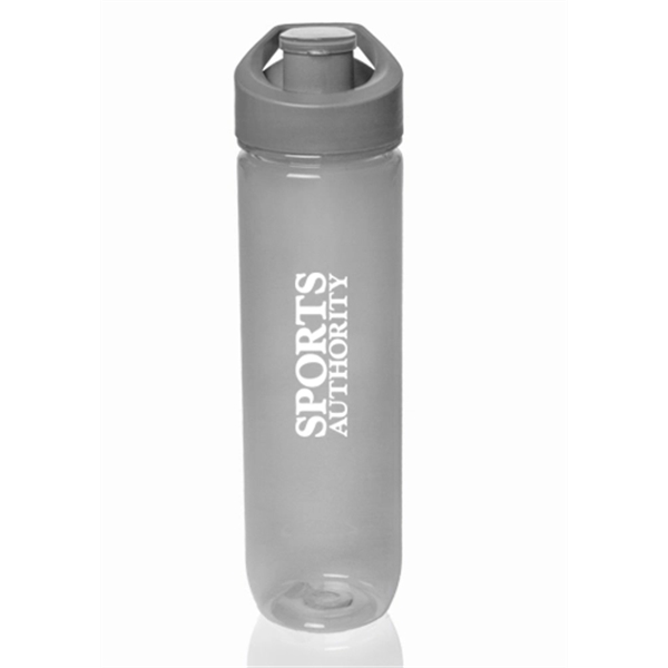 28 oz. Clear Plastic Sports Bottle - Image 4