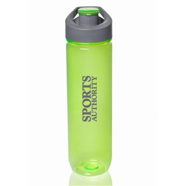 28 oz. Clear Plastic Sports Bottle - Image 5