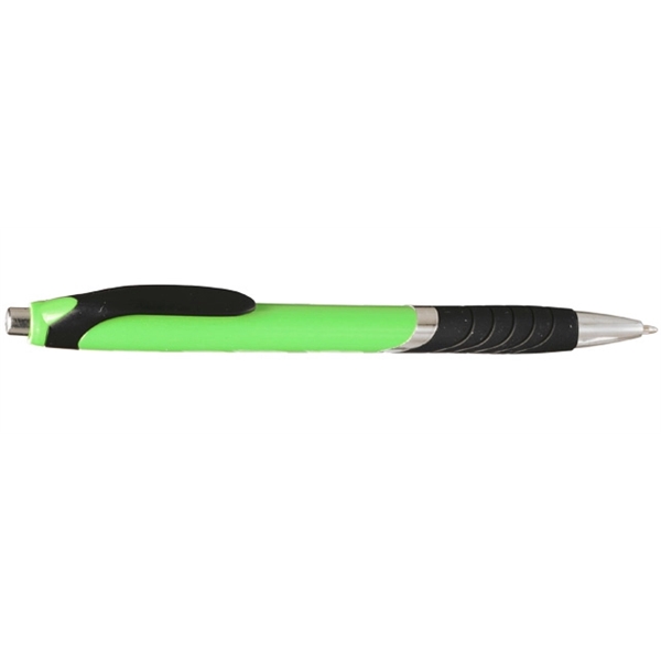 Bright Colors Rubber Grip Ballpoint Pen - Image 6