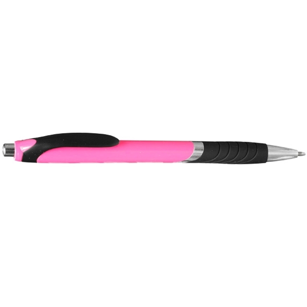 Bright Colors Rubber Grip Ballpoint Pen - Image 9