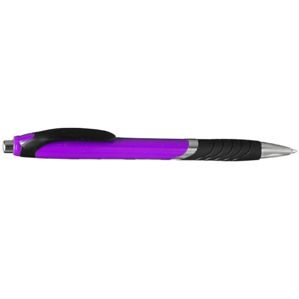 Bright Colors Rubber Grip Ballpoint Pen - Image 10