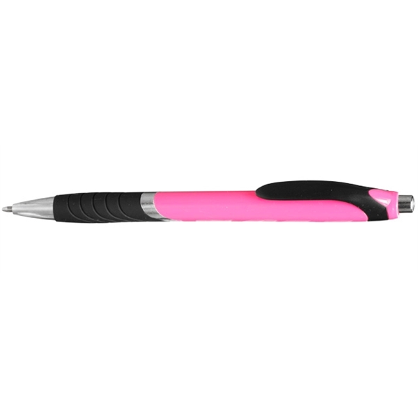 Bright Colors Rubber Grip Ballpoint Pen - Image 19