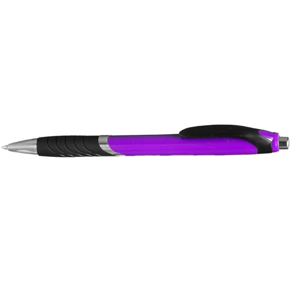 Bright Colors Rubber Grip Ballpoint Pen - Image 20