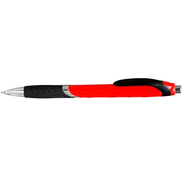 Bright Colors Rubber Grip Ballpoint Pen - Image 21