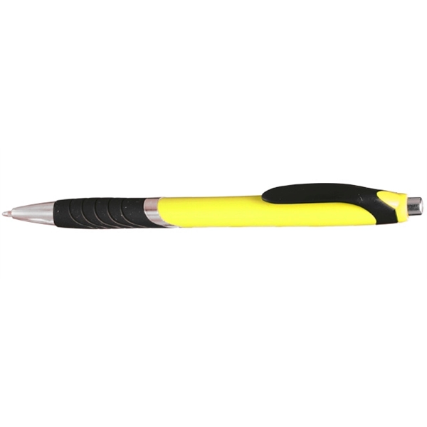 Bright Colors Rubber Grip Ballpoint Pen - Image 23