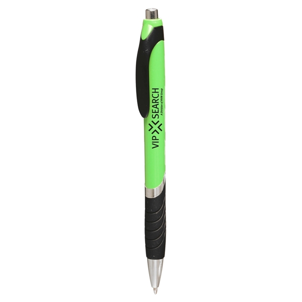 Bright Colors Rubber Grip Ballpoint Pen - Image 24