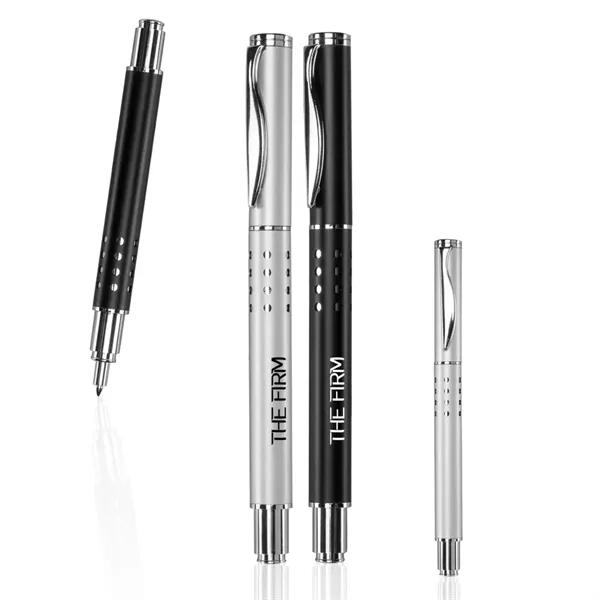 Swerve Clip Metal Rollerball Pen - Image 1