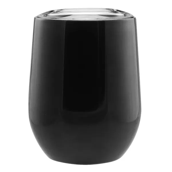 11 oz Stemless Wine Glass with Lid - Image 3