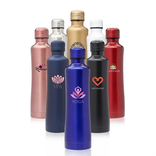 15 oz. Silhouette Stainless Steel Water Bottle - Image 1
