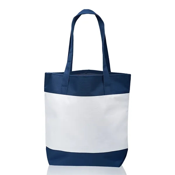 Seaside Tote Bags with Front Zipper - Image 3