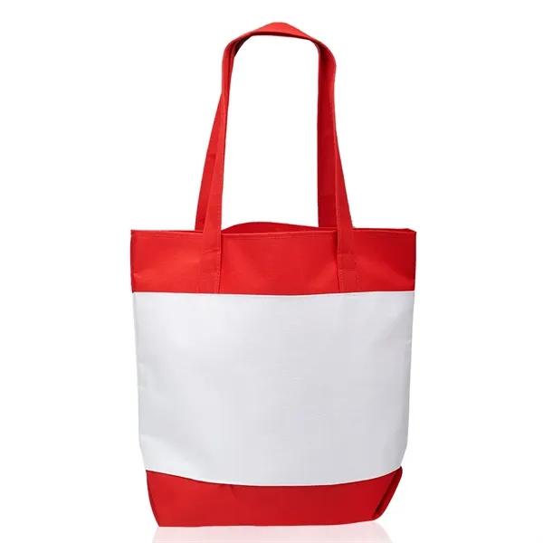 Seaside Tote Bags with Front Zipper - Image 9