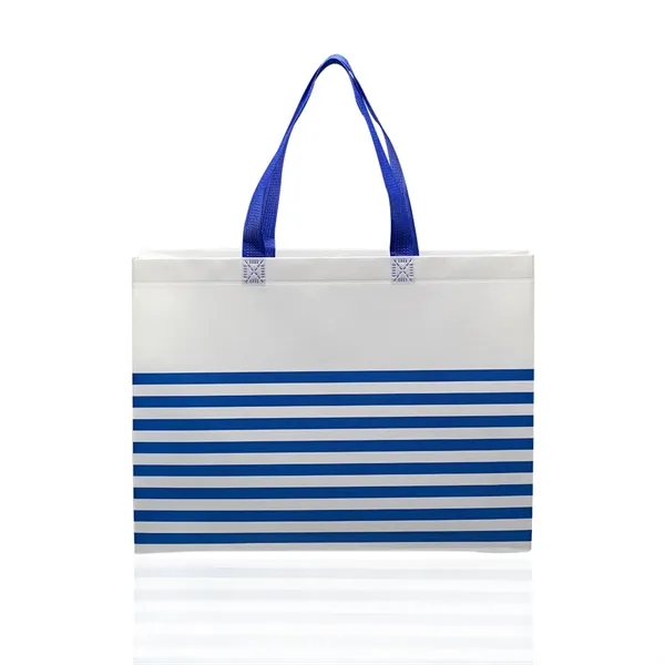 Seaside Striped Tote Bags - Image 2