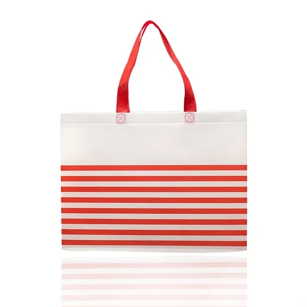 Seaside Striped Tote Bags - Image 4