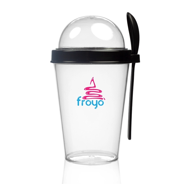 13.5 oz Snack-To-Go Cup with Lid and Spoon - Image 13