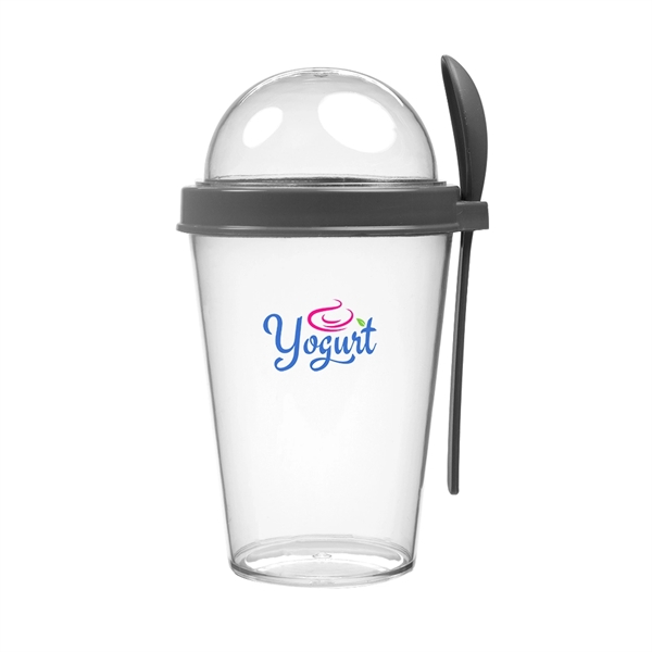 13.5 oz Snack-To-Go Cup with Lid and Spoon - Image 15