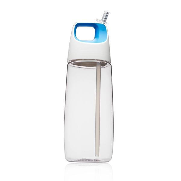 27 oz. Accent Cube Water Bottles with Straw - Image 3