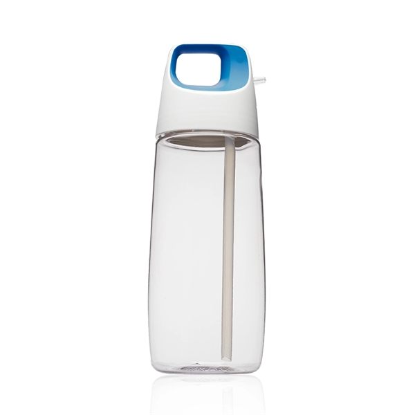 27 oz. Accent Cube Water Bottles with Straw - Image 4