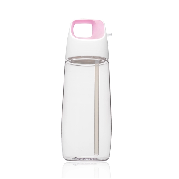 27 oz. Accent Cube Water Bottles with Straw - Image 7