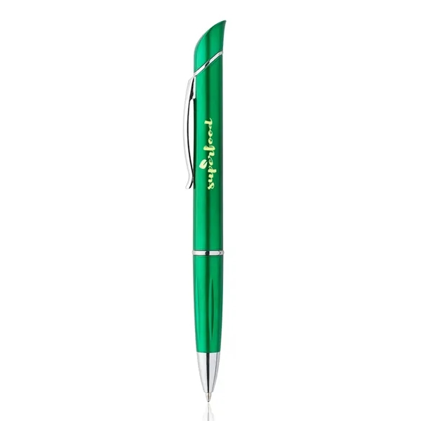 Allende Twist Plastic Pen with Highlighter - Image 8