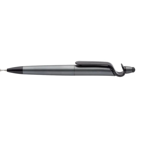 3-in-1 Plastic Pen with Stylus and Cell Stand - Image 4