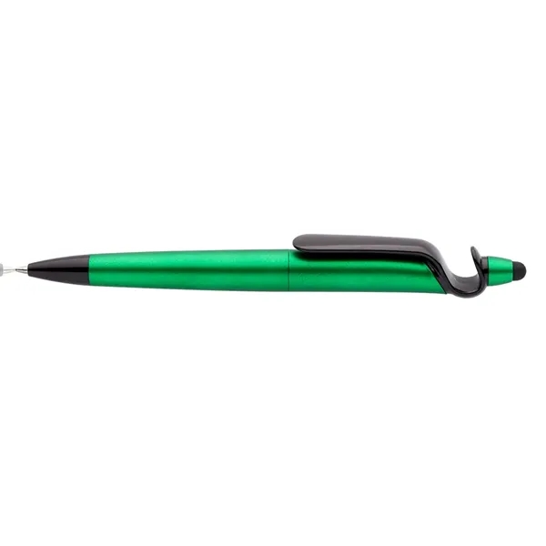 3-in-1 Plastic Pen with Stylus and Cell Stand - Image 5