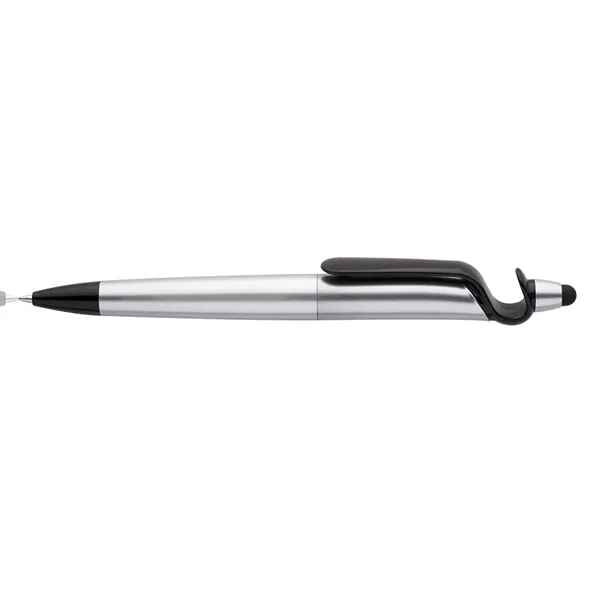 3-in-1 Plastic Pen with Stylus and Cell Stand - Image 7