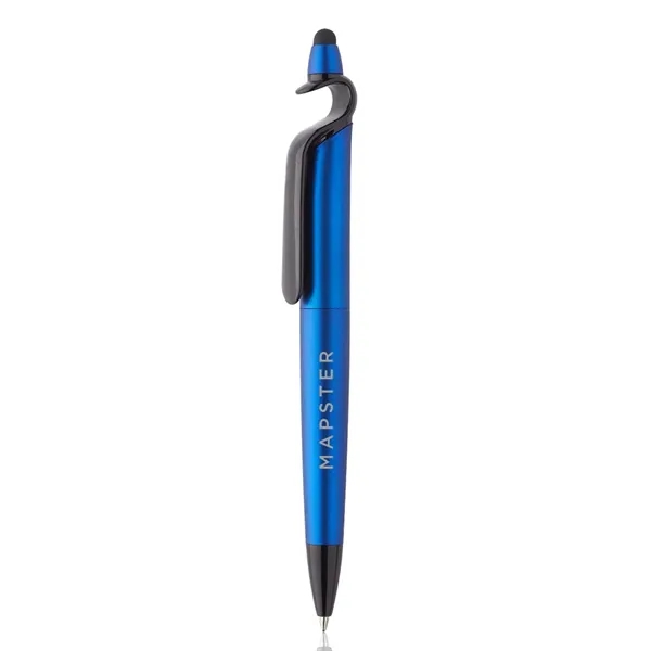 3-in-1 Plastic Pen with Stylus and Cell Stand - Image 10
