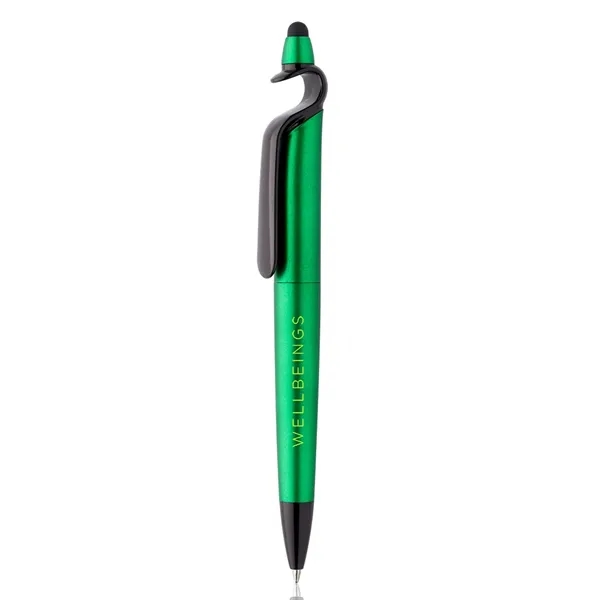 3-in-1 Plastic Pen with Stylus and Cell Stand - Image 11