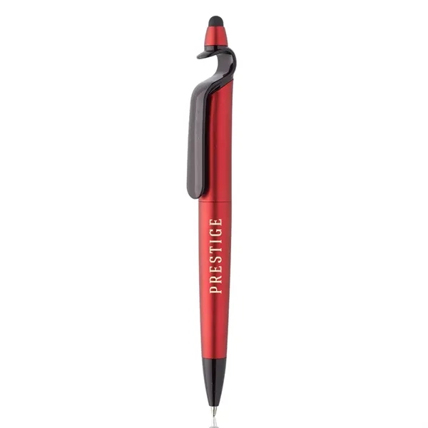 3-in-1 Plastic Pen with Stylus and Cell Stand - Image 12