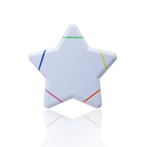 Star Shaped 5 Color Highlighter - Image 1