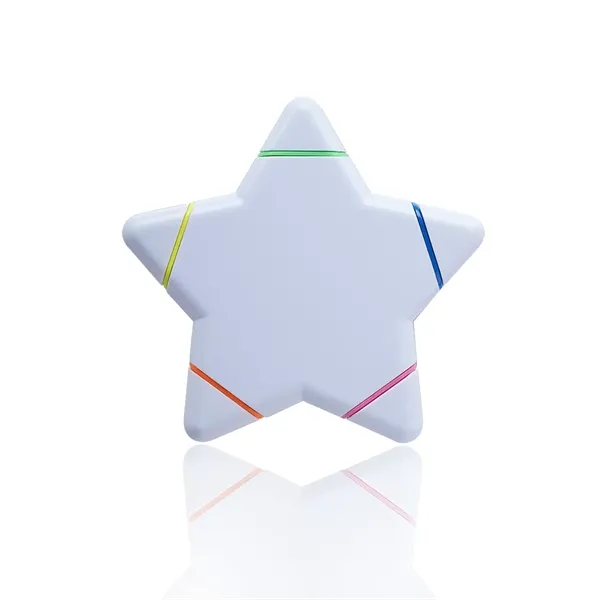 Star Shaped 5 Color Highlighter - Image 2
