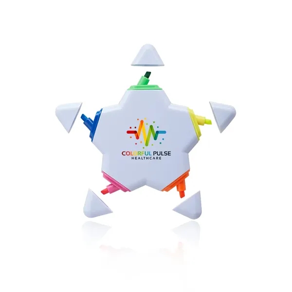 Star Shaped 5 Color Highlighter - Image 3