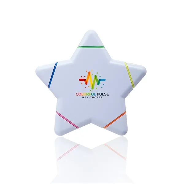 Star Shaped 5 Color Highlighter - Image 4