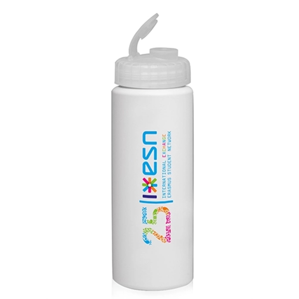 32 oz. HDPE Plastic Water Bottles with Sipper Lids - Image 10