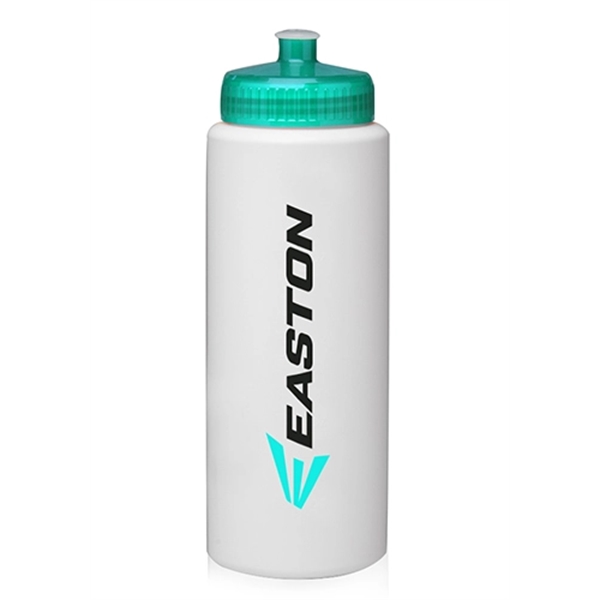 32 oz. HDPE Plastic Sports Water Bottles - Image 3
