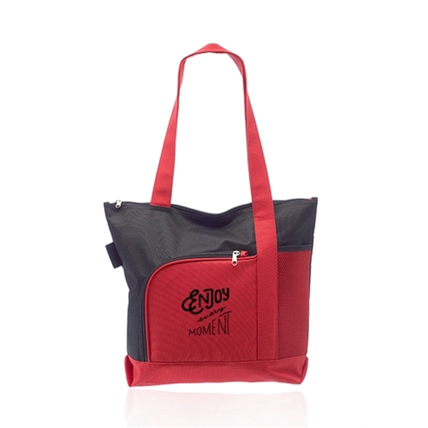 Rosella Tote Bags with Mesh Pocket - Image 1