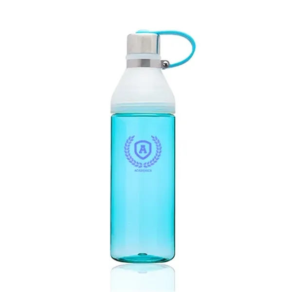 27 oz. Aura Soft Handle Plastic Water Bottles - Image 3