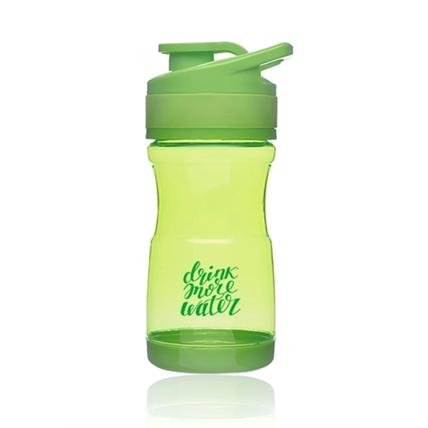 20 oz. Pawn Plastic Water Bottles with Flip Lid - Image 4