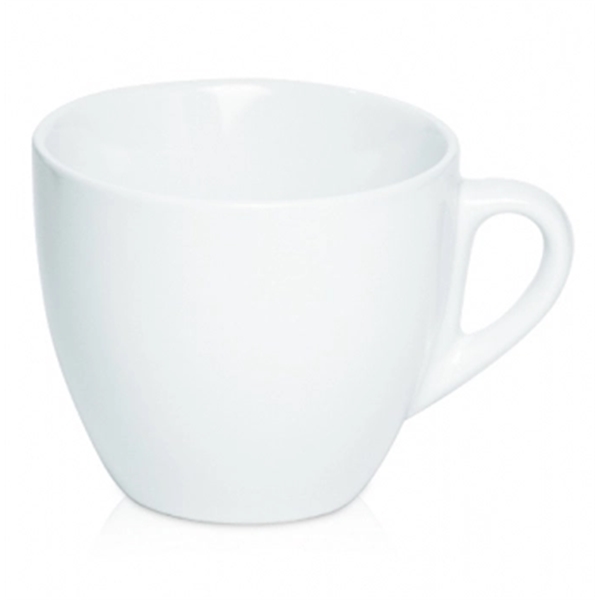 6 oz. White Coffee Mugs - Image 2