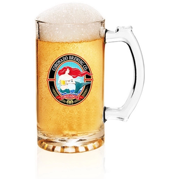 16 oz. Glass Pint Beer Steins - Image 1
