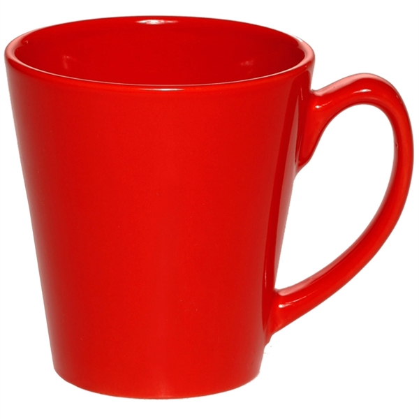 12 oz. Glossy Ceramic Latte Coffee Mug - Image 10
