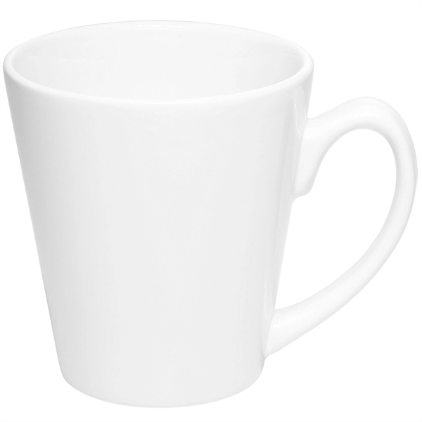 12 oz. Glossy Ceramic Latte Coffee Mug - Image 11