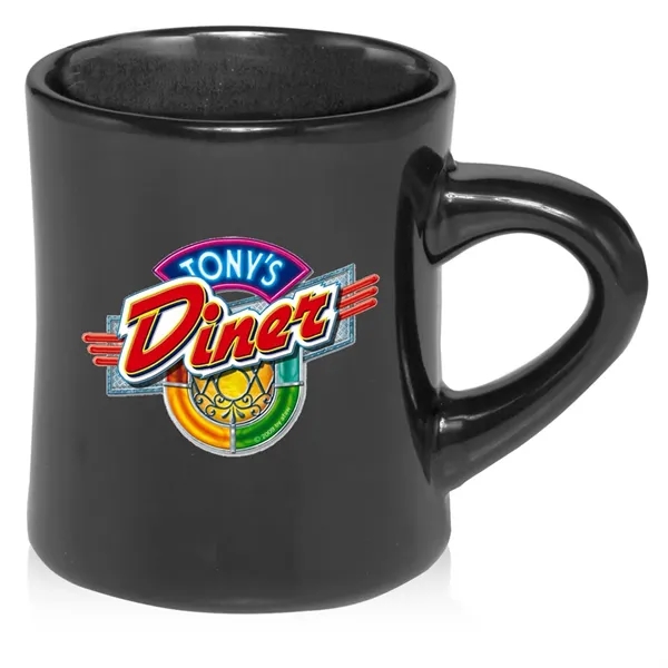 12 oz. Thick Grip Glossy Ceramic Diner Mugs - Image 2