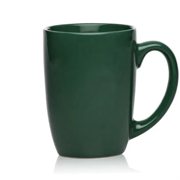 16 oz. Large Mocha Glossy Ceramic Coffee Mugs - Image 5