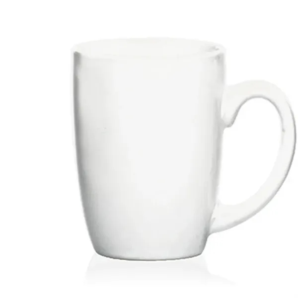 16 oz. Large Mocha Glossy Ceramic Coffee Mugs - Image 7