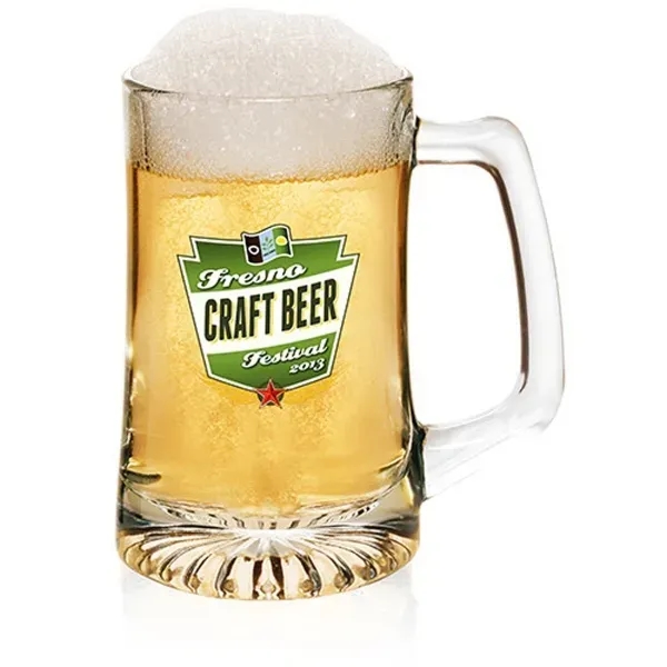 15 oz. ARC Glass Beer Mugs - Image 1